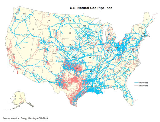 Map Of Oil Pipelines In Usa - Draw A Topographic Map